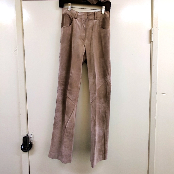DKNY tan suede pants - Picture 1 of 5
